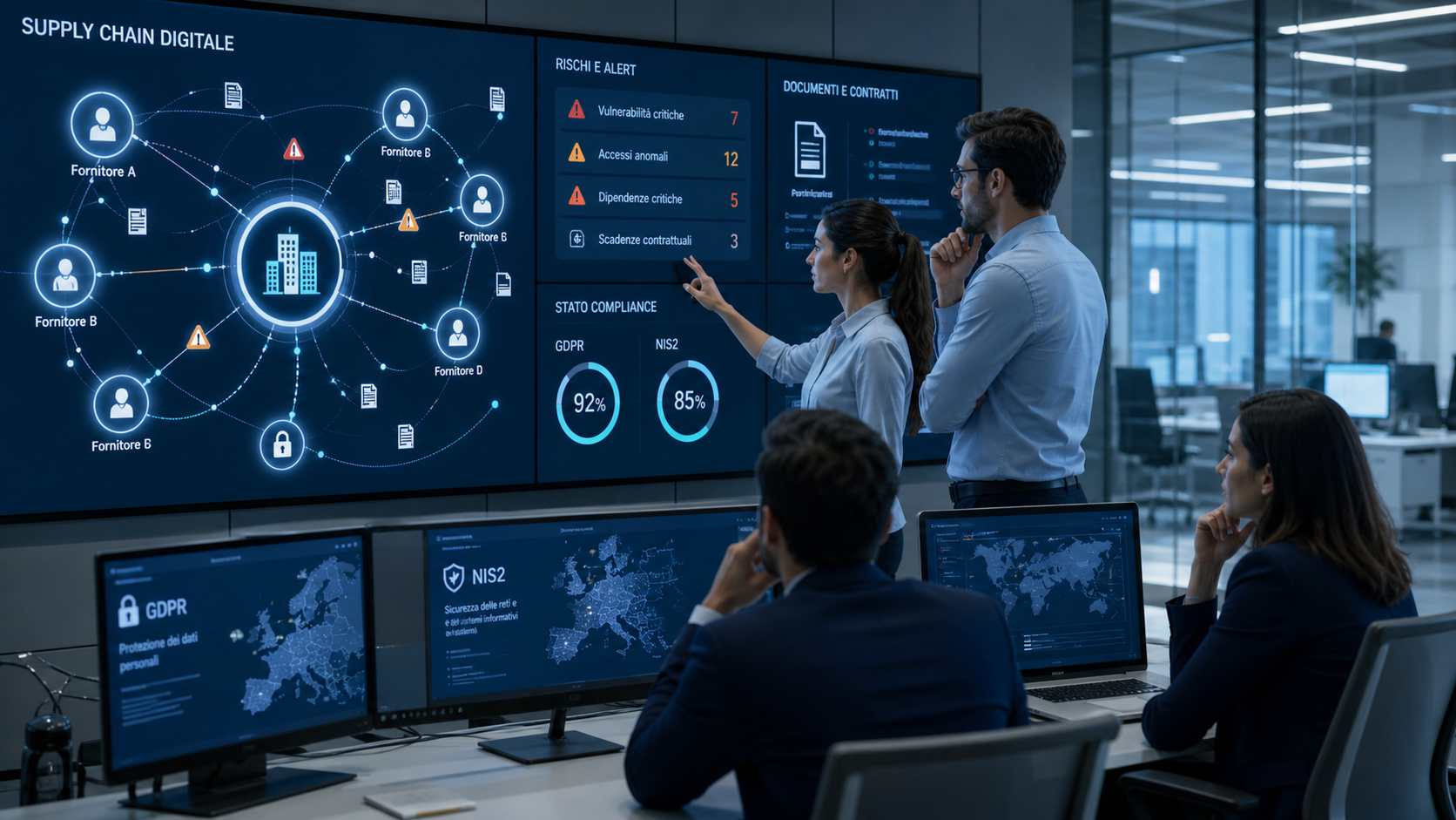 Gestione fornitori ICT: sicurezza supply chain, GDPR e NIS2